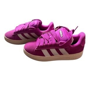 Adidas Grand Court Alpha 00S Lace Up Women’s Purple Sneakers Casual Shoes Sz 5.5